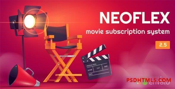 Neoflex v2.6.2 – Movie Subscription Portal Cms – nulled插件-免激活插件-破解版-尚睿切图网