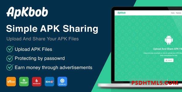 Apkbob v1.0 – 简单的APK共享平台插件-尚睿切图网