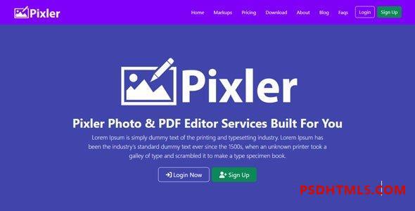 Pixler v1.0 – 照片和PDF编辑器脚本插件-尚睿切图网