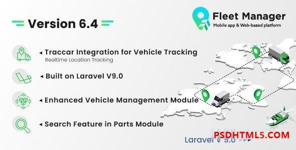 Fleet Manager v6.4 - 车辆管理 - 预订系统 - nulled插件-免激活插件-破解版-尚睿切图网