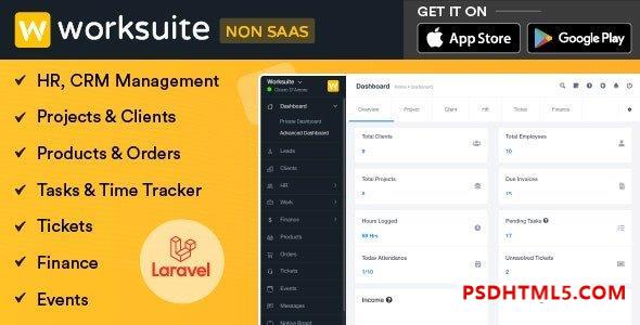 WORKSUITE v5.3.11 – HR, CRM and Project Management – nulled插件-免激活插件-破解版-尚睿切图网