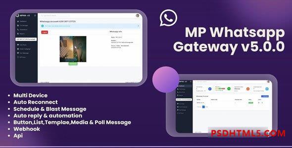 Wa Gateway | Multi device BETA | MPWA MD v5.5.0 – nulled插件-免激活插件-破解版-尚睿切图网