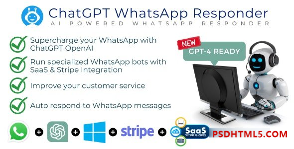 WhatsApp ChatGPT AI Responder + SaaS – WhatsApp Automation Plugins-尚睿切图网