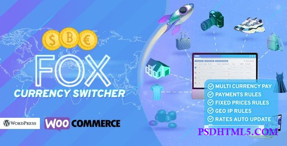 FOX v2.4.1 - Currency Switcher Professional for WooCommerce Plugins - 尚睿切图网-尚睿切图网