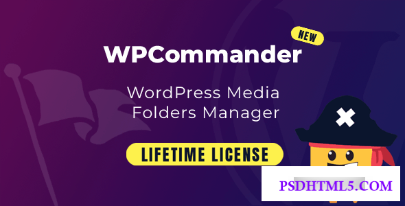 WPCommander v1.3.1 - WordPress Media Folder Manager Plugins - 尚睿切图网-尚睿切图网