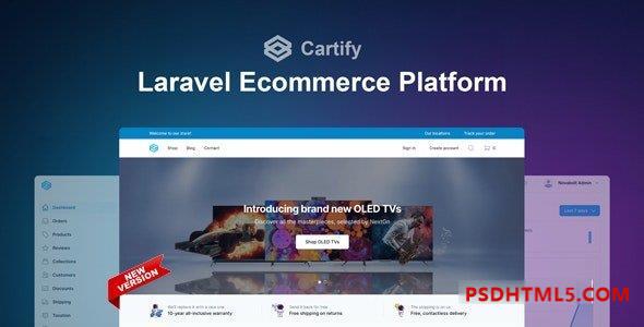 Cartify v2.1.0 – Laravel Ecommerce Platform with Tailwind CSS – nulled插件-免激活插件-破解版-尚睿切图网