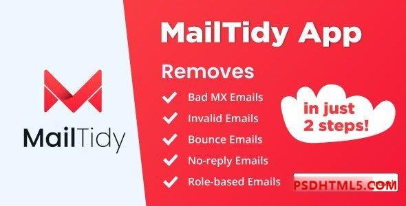 MailTidy v2.1.2 – 邮件列表清理SAAS应用插件-尚睿切图网