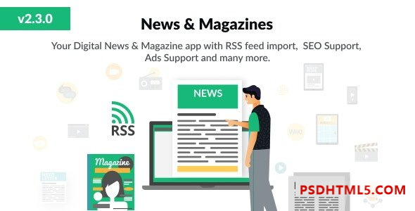 News v2.3.0 - News - Magazines Script - Laravel News - Magazines / Blog / Articles OpenAI Writer / OpenAI Plugins-尚睿切图网