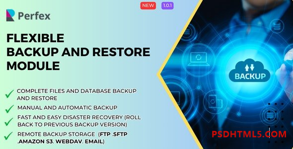 Flexible Backup and Restore Module for Perfex v1.0 Plugins-尚睿切图网