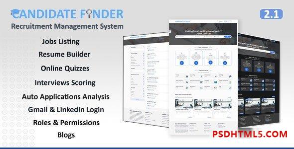 Candidate Finder v2.1 – 招聘管理系统插件-尚睿切图网