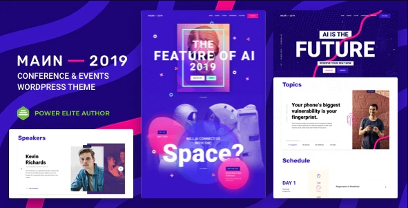 Mann v1.3.6 - Conference wordpress主题-WordPress Theme-尚睿切图网
