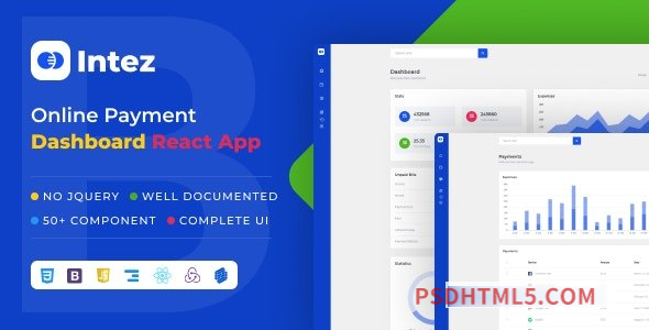 Intez - Payment Dashboard React +Nextjs App-尚睿切图网