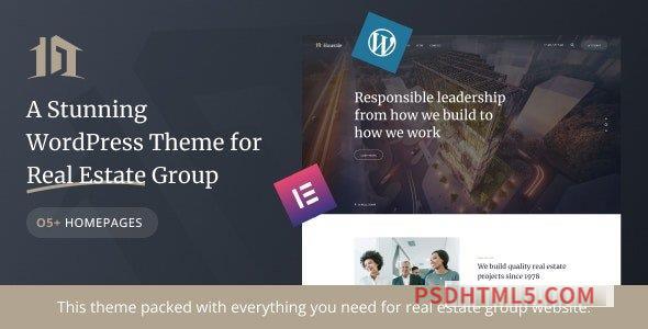 Housale v1.0 - Real Estate Group wordpress主题-WordPress Theme-尚睿切图网