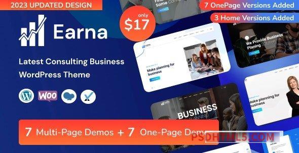 Earna 1.1 – Consulting Business wordpress主题-WordPress Theme-尚睿切图网