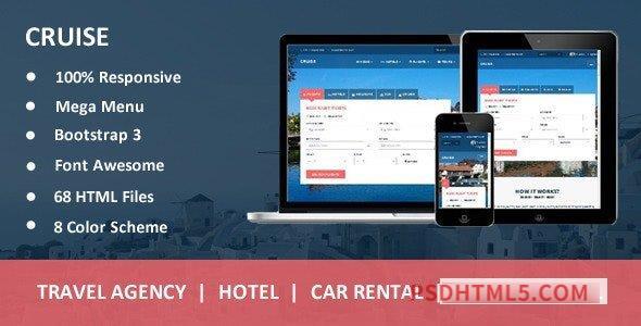 Cruise v1.1 - Responsive Travel Agency Template-尚睿切图网