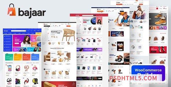 Bajaar v1.8.1 - Highly Customizable WooCommerce wordpress主题-WordPress Theme-尚睿切图网