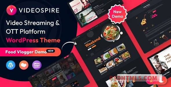 Videospire v1.0.2 – Video Blog/Vlog Streaming – OTT Platform wordpress主题-WordPress Theme-尚睿切图网