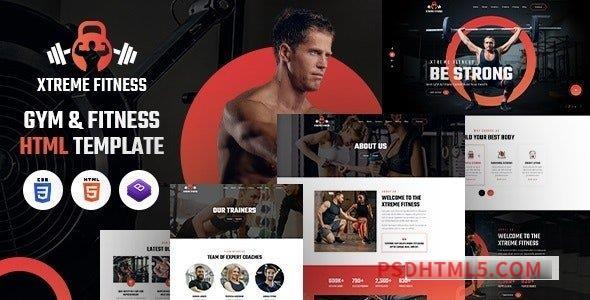 Xtreme Fitness – HTML Template-尚睿切图网