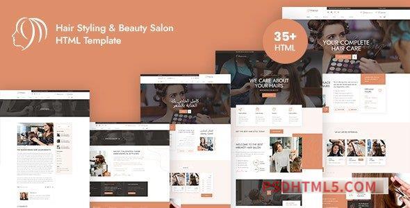 Mremot – Hair Salon – Barber Shops HTML Template-尚睿切图网