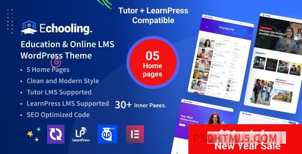 Echooling v1.1.2 - Education wordpress主题-WordPress Theme-尚睿切图网