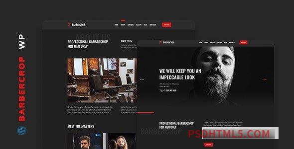 Barbercrop v1.0 - Hairdressing wordpress主题-WordPress Theme-尚睿切图网