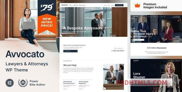 Avvocato v1.0 - Lawyer - Attorney wordpress主题-WordPress Theme-尚睿切图网