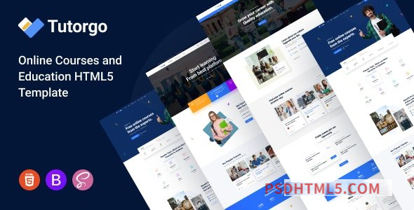 Tutorgo - Online Learning and Education HTML Template-尚睿切图网