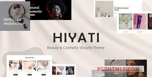 Hiyati – Beauty – Cosmetics Shopify Theme-尚睿切图网