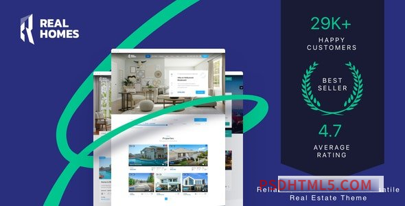 RealHomes v4.0.0 - Estate Sale and Rental wordpress主题-WordPress Theme-尚睿切图网