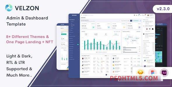 Velzon v2.3.0 - Admin - Dashboard Template-尚睿切图网