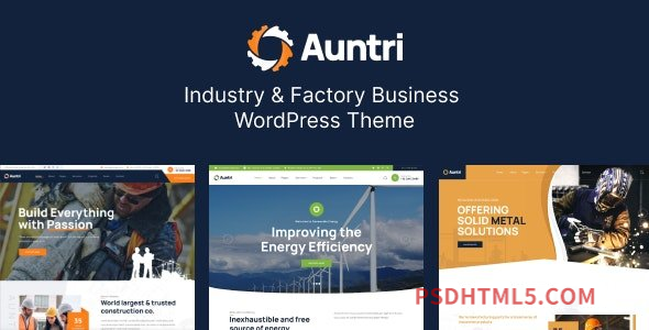 Auntri v1.0.1 - Industry - Factory wordpress主题-WordPress Theme-尚睿切图网