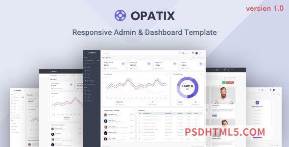 Opatix – Admin – Dashboard Template-尚睿切图网