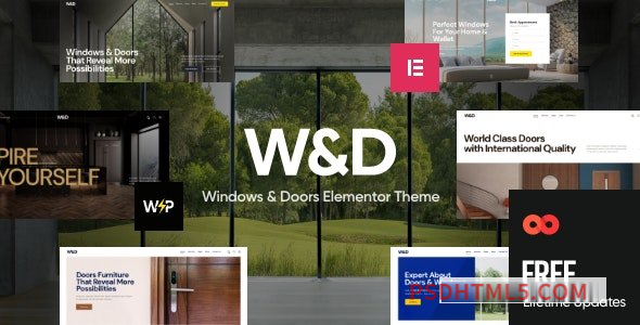 W-D v1.0 – Windows – Doors Company wordpress主题-WordPress Theme-尚睿切图网