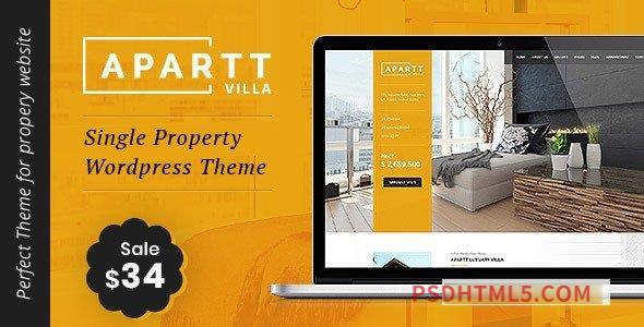 APARTT VILLA v2.8 – Single Property Real Estate wordpress主题-WordPress Theme-尚睿切图网