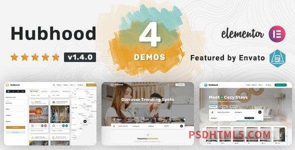 Hubhood v1.4.0.2 – Directory – Listing wordpress主题-WordPress Theme-尚睿切图网