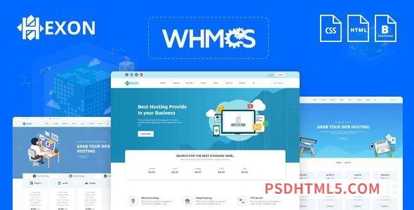 HEXON - WHMCS Hosting Cloud Server Template-尚睿切图网