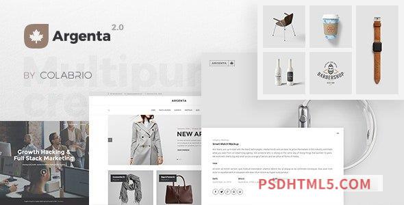 Argenta v2.1.1 – Creative Multipurpose wordpress主题-WordPress Theme-尚睿切图网