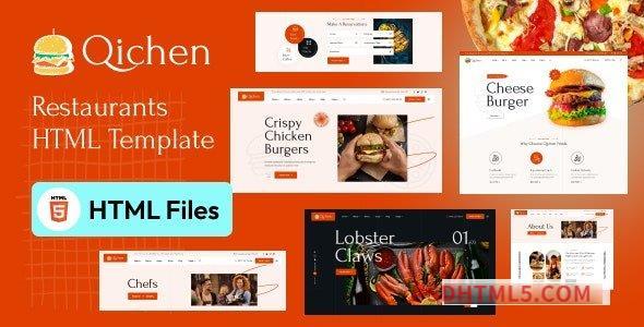 Qichen v1.0 – Fast Food – Restaurant HTML Template-尚睿切图网