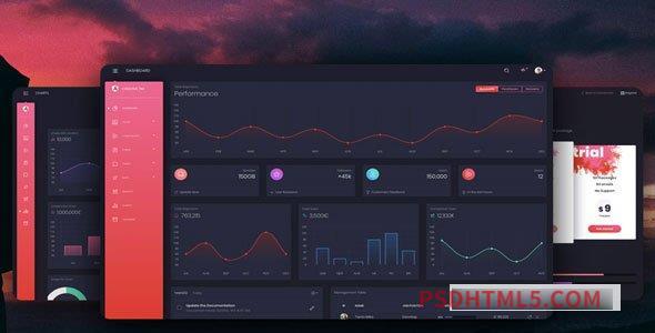 Black Dashboard PRO Angular v1.3.0-尚睿切图网