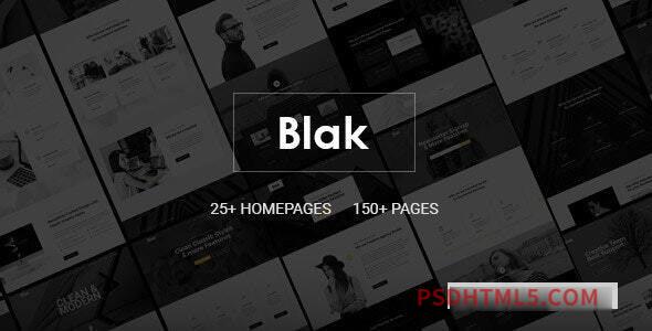 图片[1]-Blak - Responsive MultiPurpose HTML5 Website Template-尚睿切图网