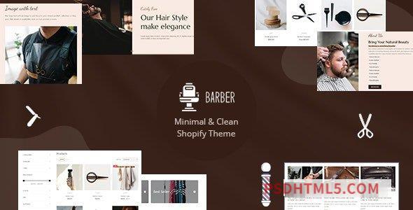 Sharper v1.0 – Barber Shop Shopify Theme-尚睿切图网