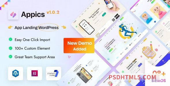 Appics v1.0.2 - app landing page-尚睿切图网