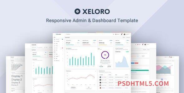 Xeloro – Admin – Dashboard Template-尚睿切图网