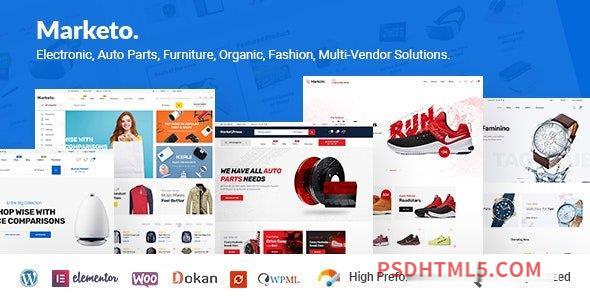 Marketo v4.7.1 - ECommerce - Multivendor Theme-尚睿切图网