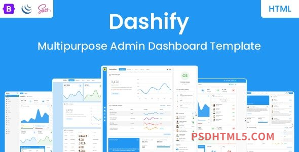 图片[1]-Dashify - Multipurpose Admin Dashboard Template-尚睿切图网