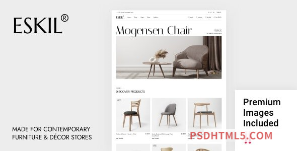 Eskil v1.0.1 - Furniture Store Theme-尚睿切图网