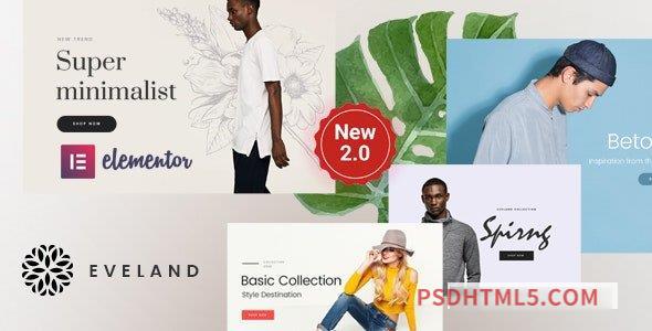 Eveland v2.1.4 – Modern AJAX enabled WooCommerce theme-尚睿切图网