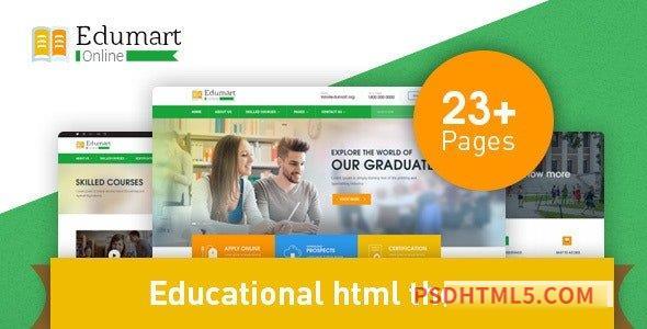 Edumart v1.0.3 – Education HTML Template-尚睿切图网