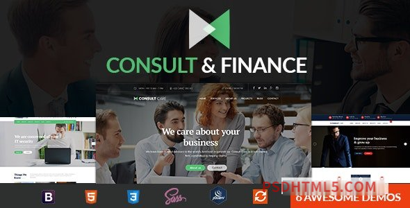 Consult Care – Consulting HTML Template-尚睿切图网