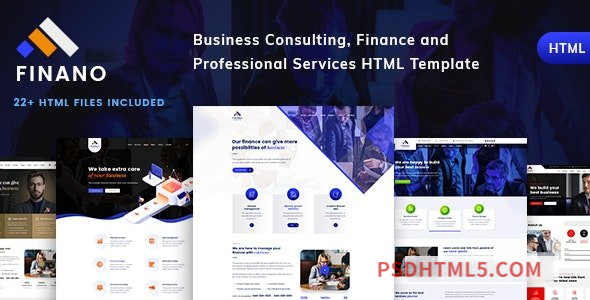 Finano - Consulting Finance HTML-尚睿切图网